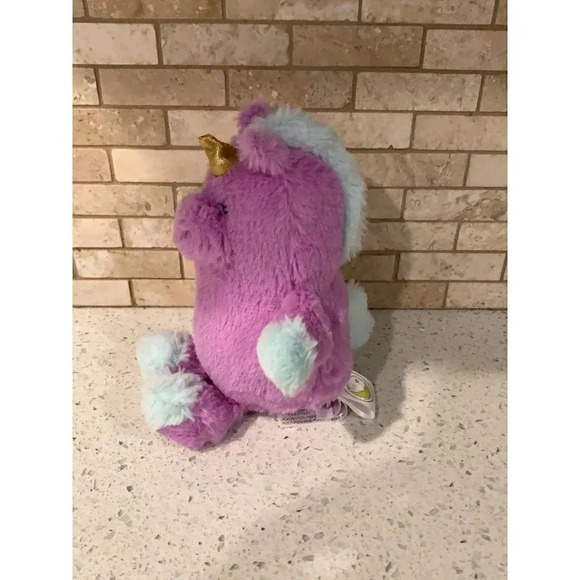 Animal Adventure Purple Unicorn Pony Sweet Sprout Plush b33 - Picture 4 of 5